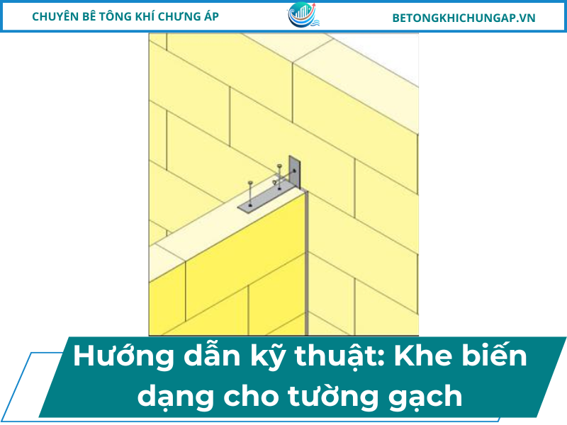 Khe Biến Dạng Cho Tường Gạch