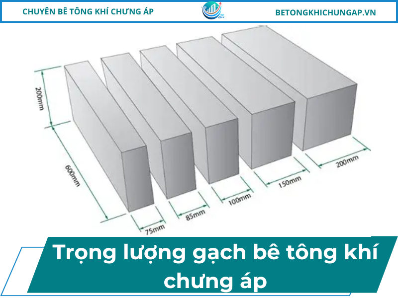 Trọng Lượng Gạch Bê Tông Khí Chưng Áp Là Bao Nhiêu? 16 trọng lượng gạch bê tông khí chưng áp