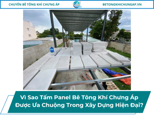Vì Sao Tấm Panel Bê Tông Khí Chưng Áp Được Ưa Chuộng Trong Xây Dựng Hiện Đại